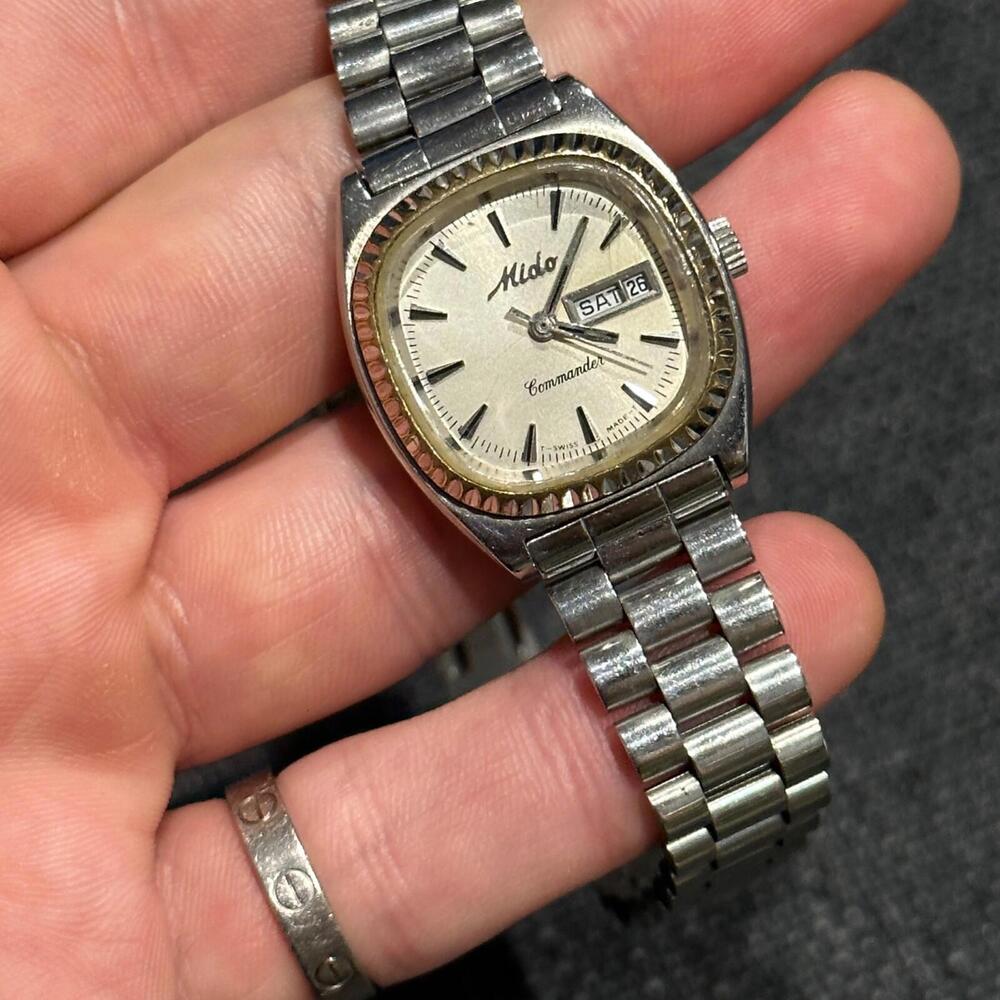 Mido Commander Automatic Silver Dial Stainless St… - image 1